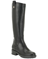 Tommy Hilfiger Women's Ashere Wide-Calf Lug Sole Riding Boots
