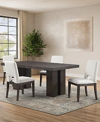5-Piece Summit Square Dining Set (1 Table & 4 Side Chairs), Macy's Exclusive