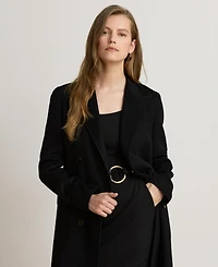 Lauren Ralph Women's Double-Breasted Wool-Blend Coat
