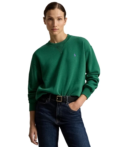 Polo Ralph Lauren Women's Lightweight Fleece Crew Neck Sweatshirt