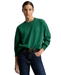 Polo Ralph Lauren Women's Lightweight Fleece Crew Neck Sweatshirt