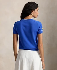 Polo Ralph Lauren Women's Us Open Crew-Neck Short-Sleeve Sweater