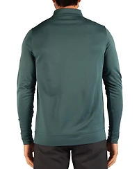TailorByrd Men's Modal Quarter Zip with Contrast Tipping