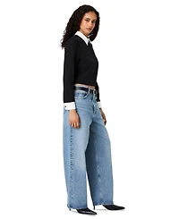 French Connection Women's Echo Crepe Collar720 Point Collar Mini Long-Sleeve Blouse