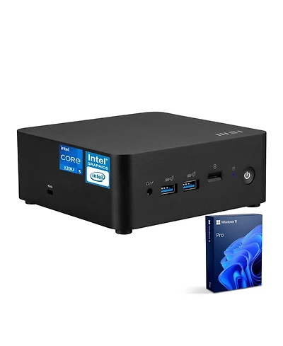 Msi Cubi Nuc 1M Intel Core 5 120U 8GB DDR5 512GB Ssd Windows 11 Pro