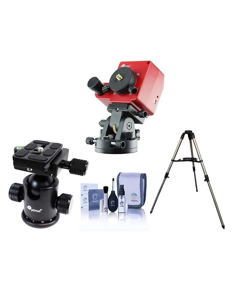 iOptron SkyTracker Pro Silent-Tracking Camera Mount with Precision Polar Scope, Compatible with Standard Tripods
