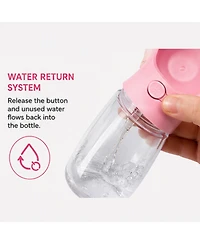 Portable Dog Water Bottle, 12 oz (350 ml), Leak-Proof Pet Water Dispenser with Drinking Bowl, Bpa-Free, One-Touch Water Return
