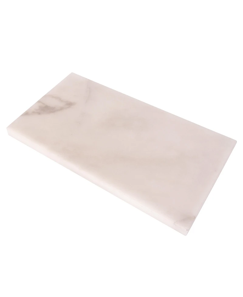 Artifacts Trading Company Marble Rectangular Tray, 15" x 8" x 0.3"