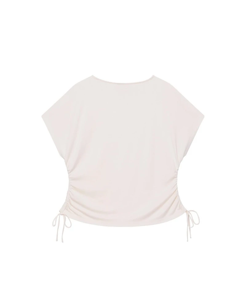 Mint Velvet Women's Jersey Ruched Tie Detail Top