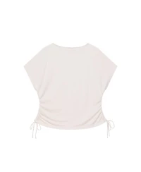 Mint Velvet Women's Jersey Ruched Tie Detail Top