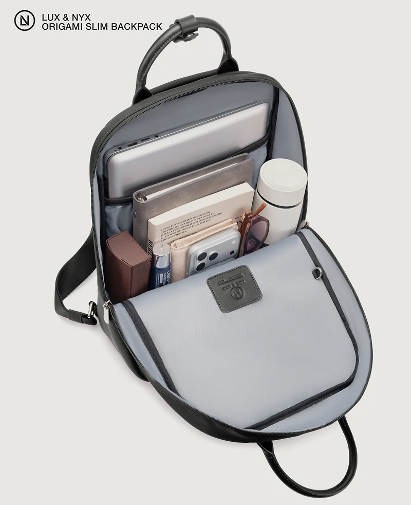 Lux & Nyx Origami Slim Convertible 15" Laptop Backpack for Women