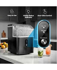 Cowsar Countertop Nugget Ice Maker 35 Lbs Per Day Self Cleaning