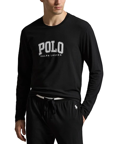 Polo Ralph Lauren Men's Crewneck Long-Sleeve Stretch Pajama T-Shirt, Created for Macy's