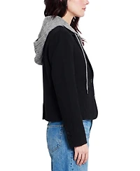 Central Park West Women's Sienna Cropped Hooded Jacket