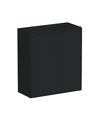 Boyel Living 27"x30" Standard Wall Cabinet 2 Door Shelves, Ready to Assemble Kitchen with Solid Wood Frame, Soft-Close Slides and Hinge