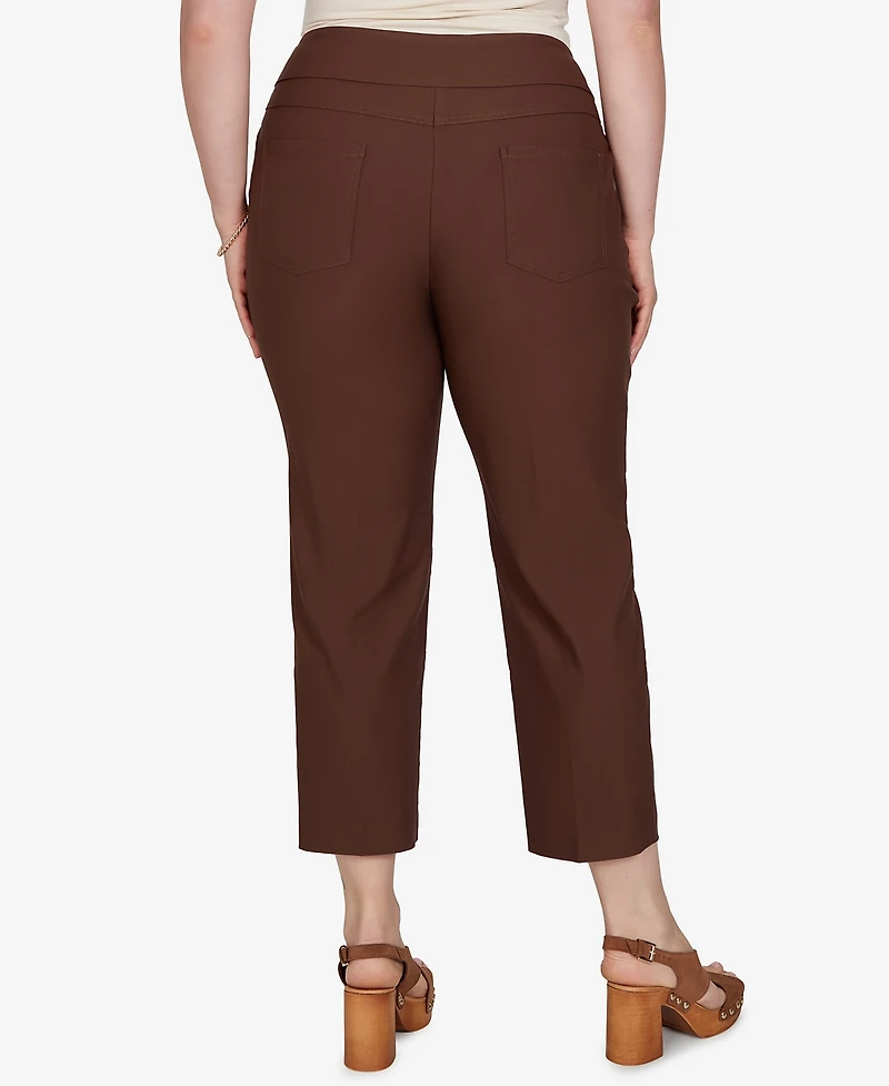 Ruby Rd. Plus Pull-On Ankle Mid-Rise Pants