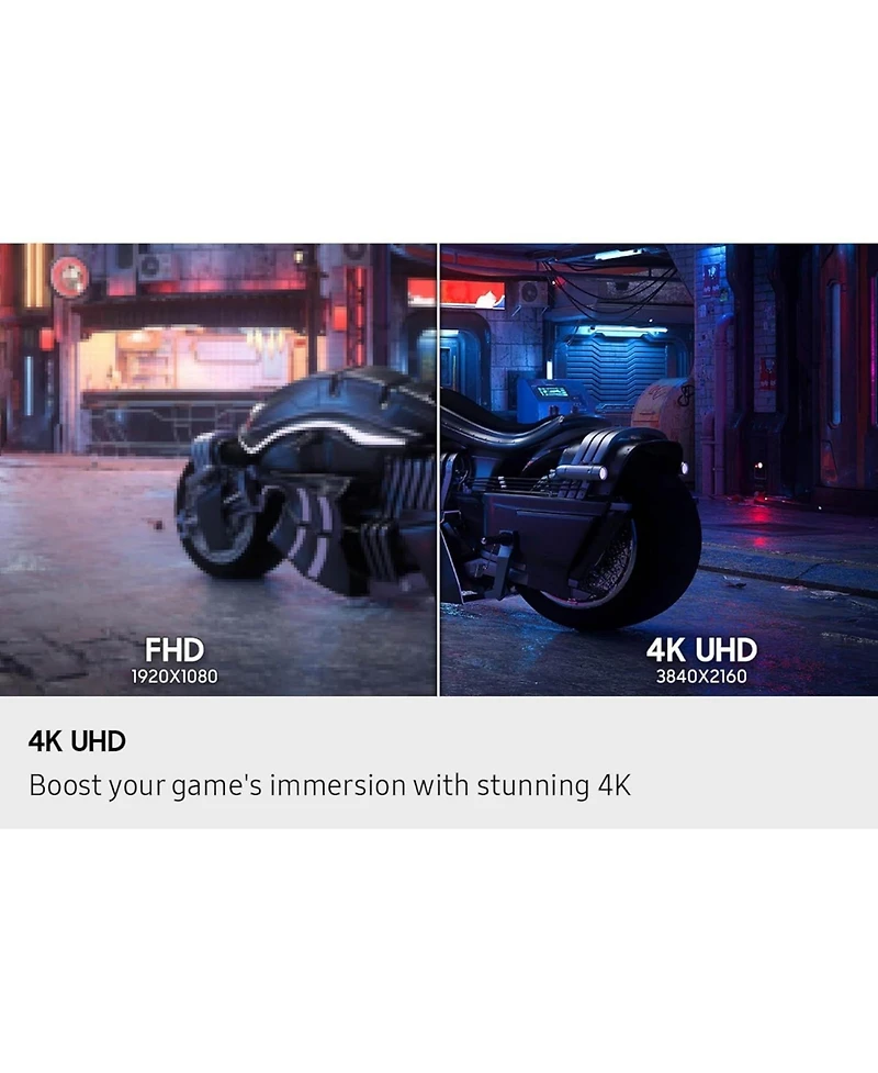 Samsung Odyssey G70F 27" Ips 4K Uhd 180Hz/360Hz Dual-Mode G-Sync Compatible Gaming Monitor