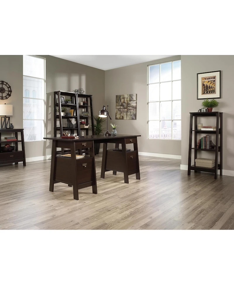 Sauder Trestle 5-Shelf Bookcase