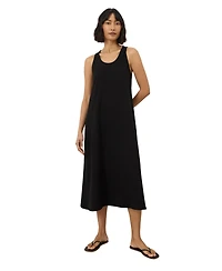 Pact Women's Fit and Flare Asymmetrical Dress Made with Organic Cotton