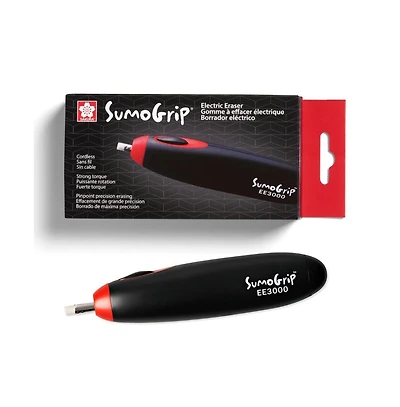 Sakura SumoGrip Electric Eraser, Black