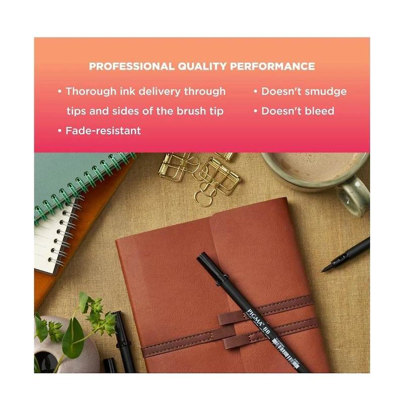 Sakura Pigma Professional Archival Ink Brush Pens