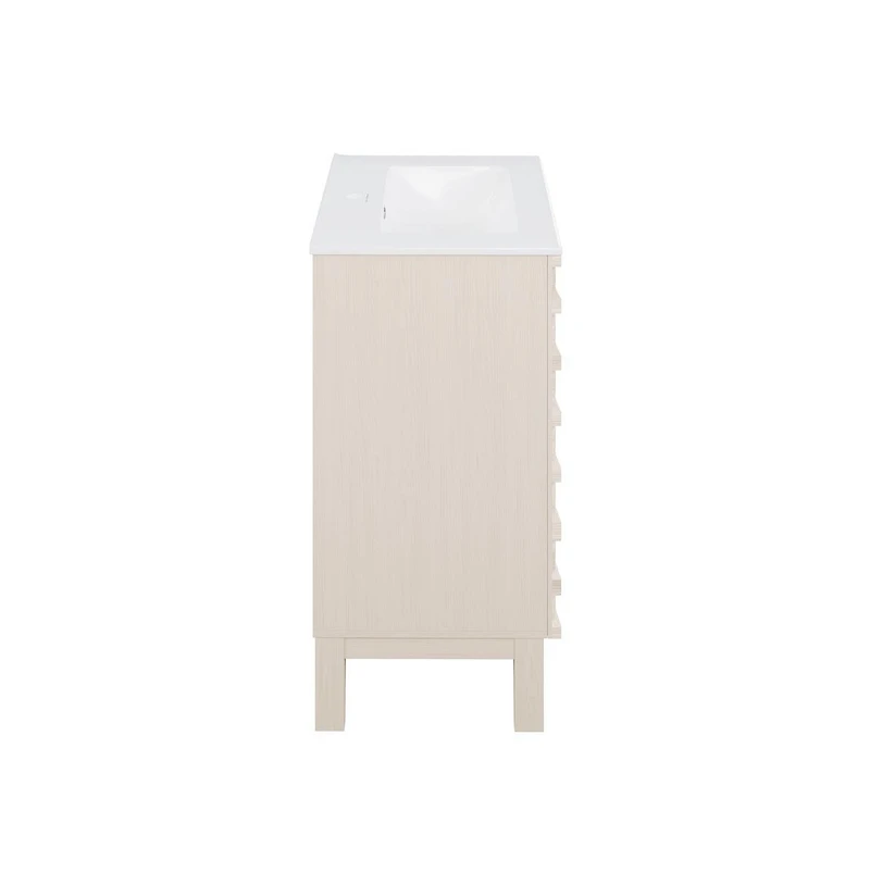 Swiss Madison Cascade 24'' Bathroom Vanity in White