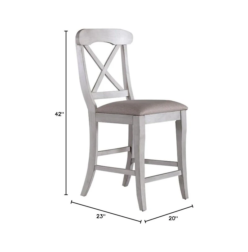 Liberty Furniture Industries, Inc Uph X Back Counter Chair Set of 2