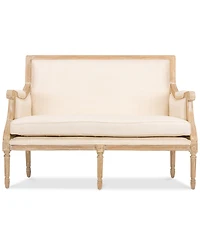 Ashtin Linen Traditional French Loveseat
