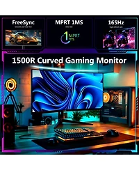 Z-edge UG34I 34" Ips Wqhd 3440x1440 165Hz Curved Gaming Monitor