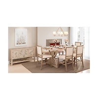 Jofran Fairview Transitional 52" Backless Upholstered Counter Height Bench