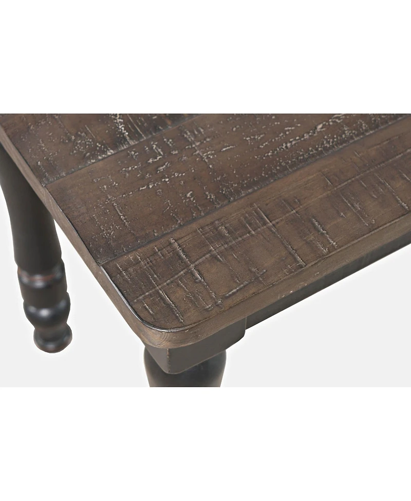 Jofran Madison County Rustic Reclaimed Solid Wood Farmhouse 54" Dining Bench