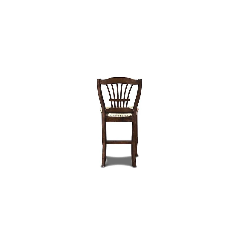 New Classic Furniture Bixby Wood Counter Chair with Fabric Seat