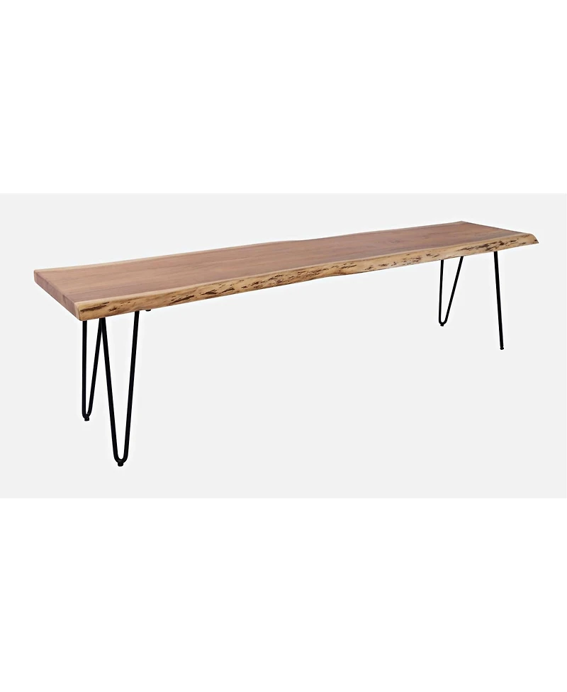 Jofran Nature's Edge 70" Solid Acacia Bench