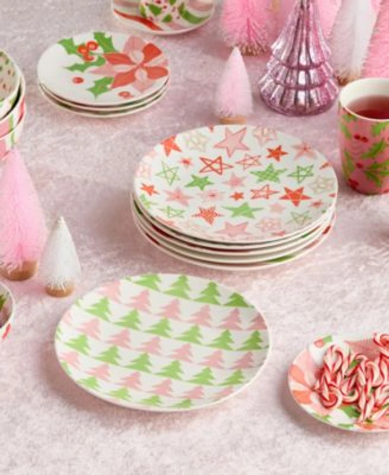 Certified International Scarlet Ribbon Dinnerware Collection
