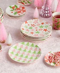 Certified International Scarlet Ribbon Dinnerware Collection