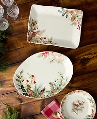 Certified International Woodland 12" Oval Platter