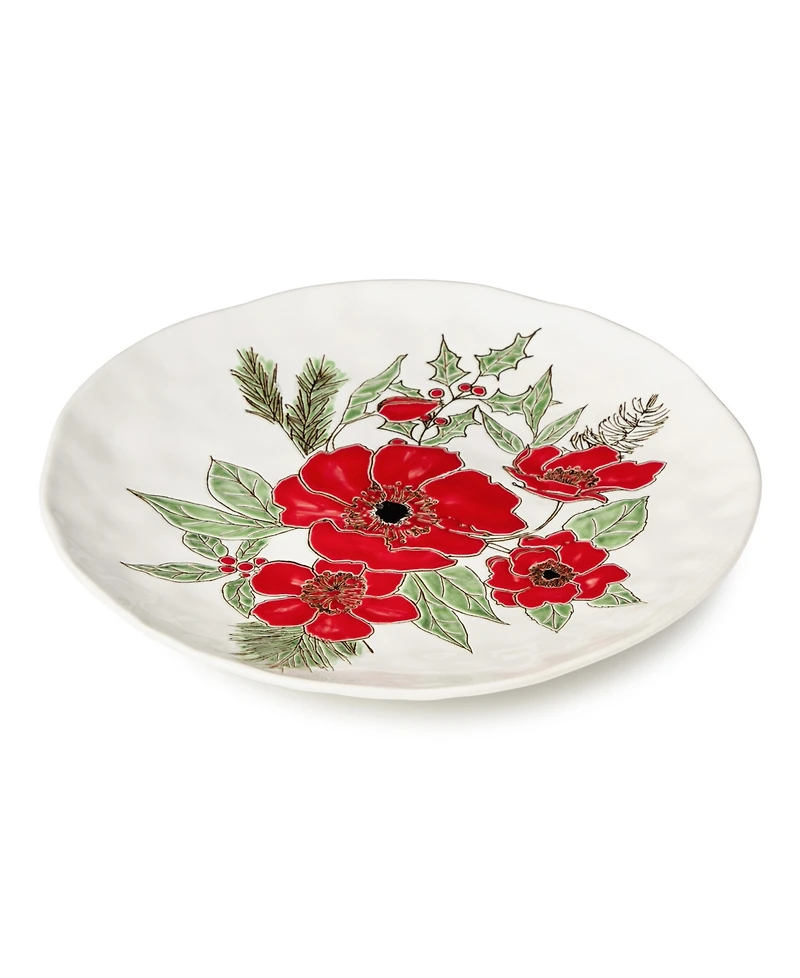 Certified International Festive Blooms 13" Round Platter