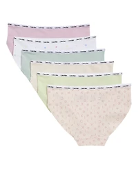 Calvin Klein Girls' 7-16 Tiny Ck Hears Bikini, 6-Pack