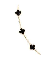 Pre-Owned Van Cleef and Arpels Vintage Alhambra 20 Motifs Necklace