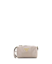 Pre-Owned Prada Mini Barrel Crossbody Bag Vitello Phenix