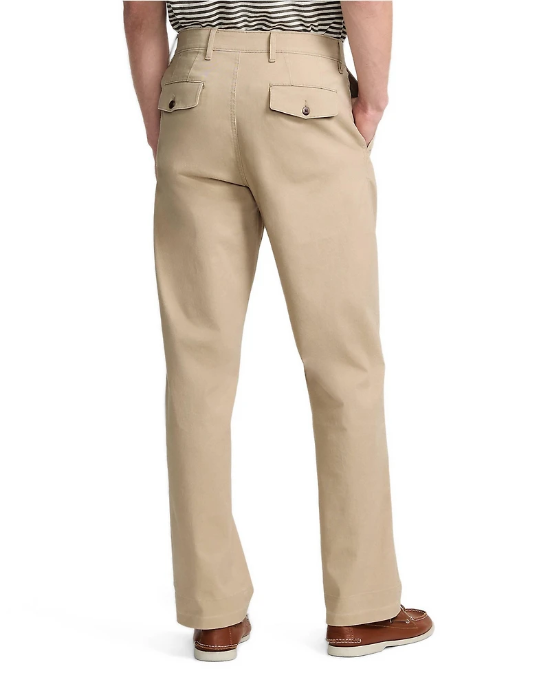 Lands' End Men's Knockabout Comfort Waist Relaxed Fit Pleated Front Chino Pant