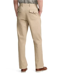 Lands' End Men's Knockabout Comfort Waist Relaxed Fit Pleated Front Chino Pant