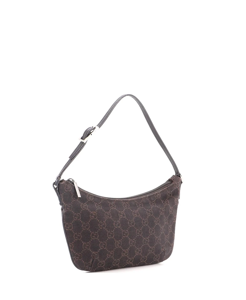 Pre-Owned Gucci Small Vintage Pochette Shoulder Bag Gg Canvas