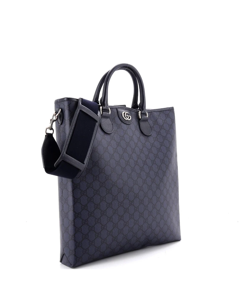 Pre-Owned Gucci Medium Ophidia Convertible Tote Gg Coated Canvas
