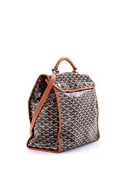 Pre-Owned Goyard Saint Leger Briefcase Backpack Coated Canvas