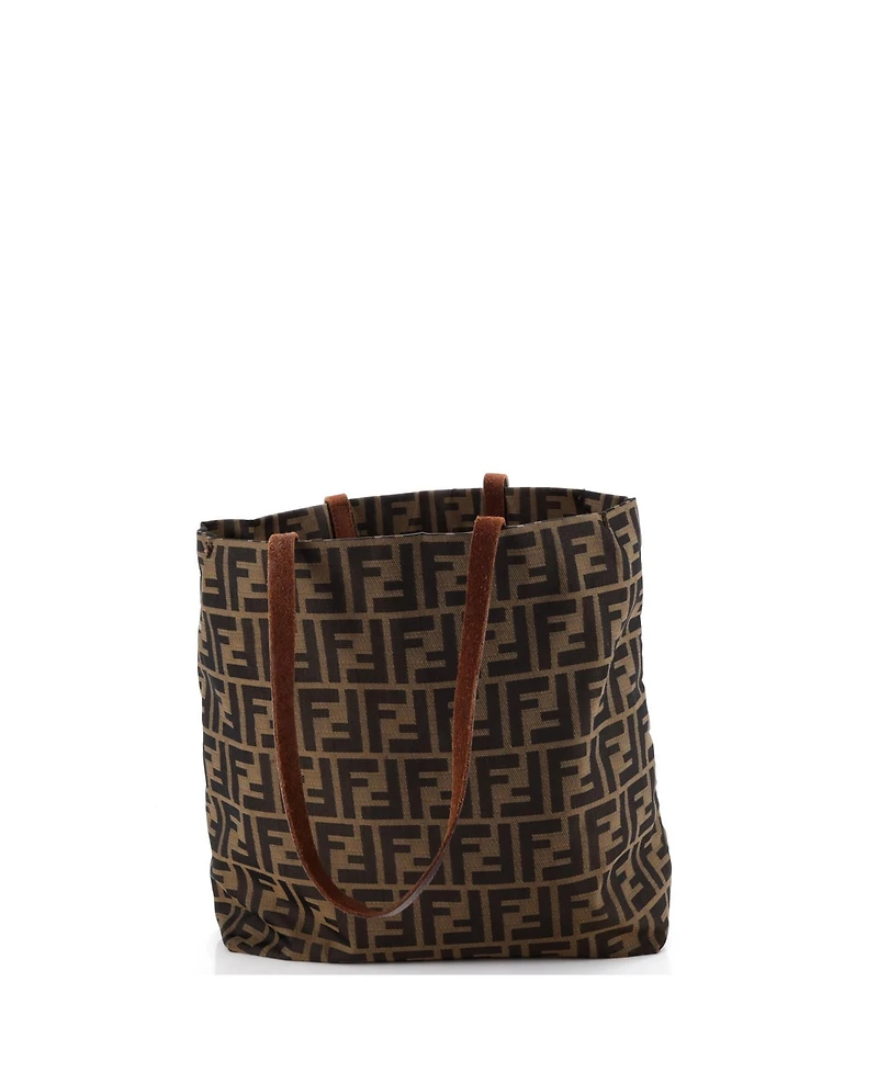 Pre-Owned Fendi Medium Shopping Tote Zucca Coated Canvas