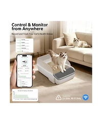 Ltmate Auto-Cleaning Litter Box,Wi-Fi Remote Control