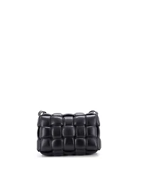 Pre-Owned Bottega Veneta Cassette Crossbody Bag Padded Maxi Intrecciato Leather