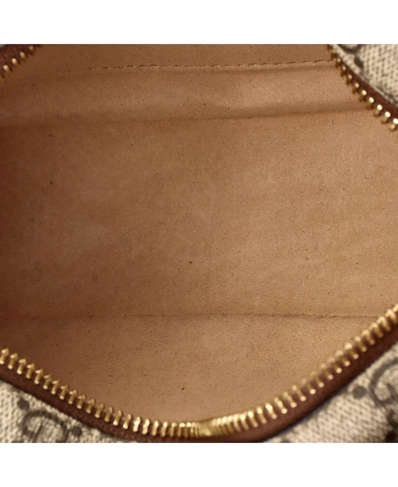 Pre-Owned Gucci Mini Interlocking G Patch Camera Bag Gg Coated Canvas