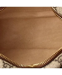Pre-Owned Gucci Mini Interlocking G Patch Camera Bag Gg Coated Canvas